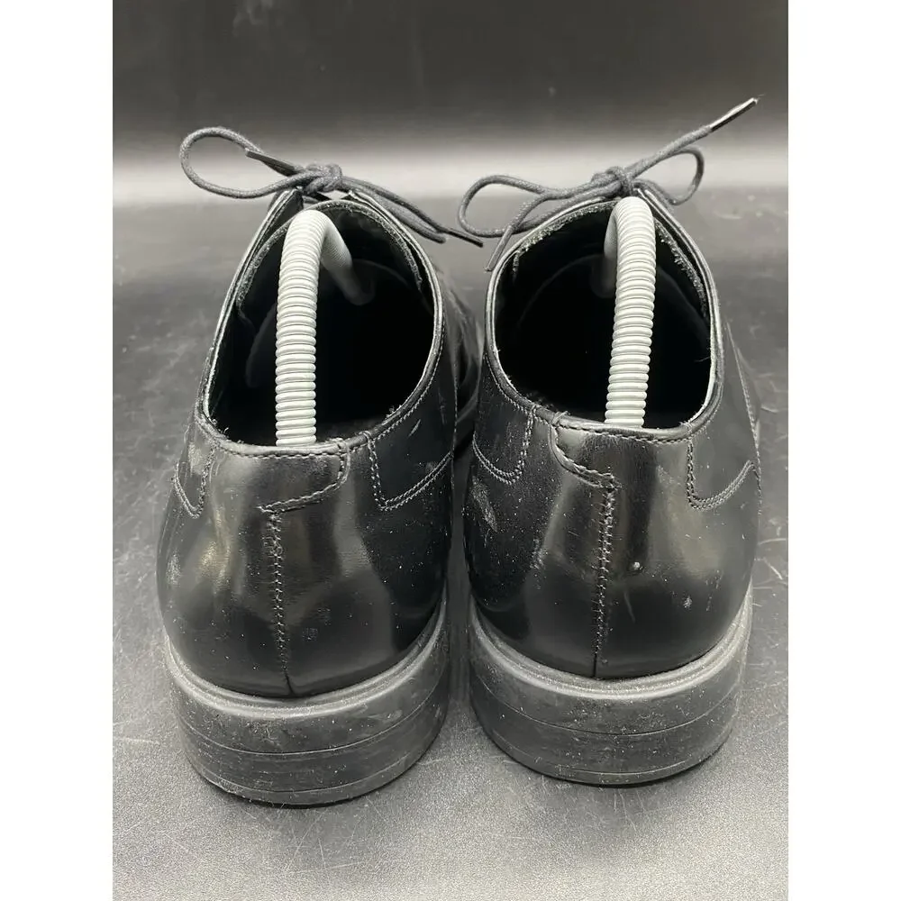 Cole Haan Men 8.5 M Air Stylar Split Ox Black Leather NikeAir C10696 Dress Shoe